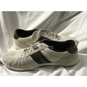 HUGO BOSS Sneaker Trainers Beige Leather Women 8.5/39